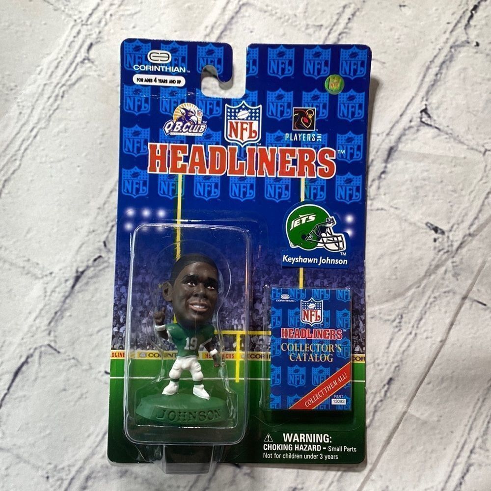 💙NIB Vintage Jets Keyshawn Johnson Headliner